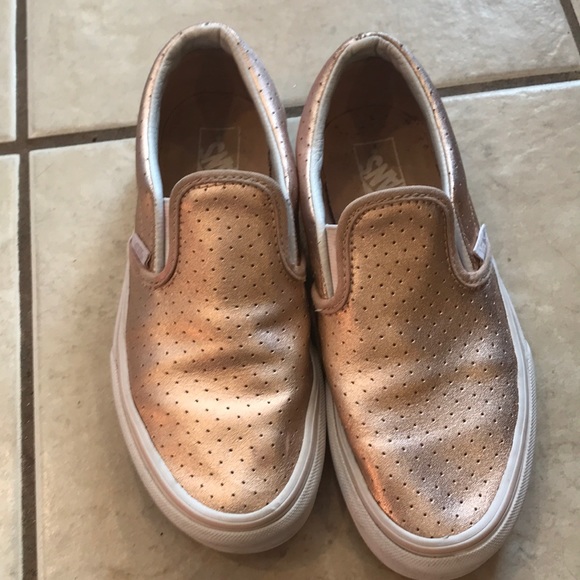 Vans Other - Vans Perf Leather Classic Slip-On sneaker Pink